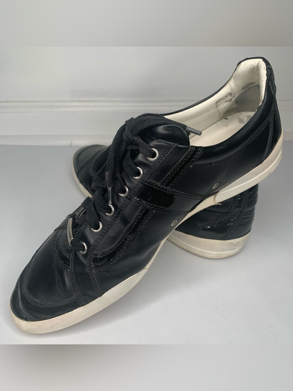 Dior Black Leather Low-Top Sneakers - Picture 7 of 8